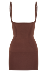 Jocelyn Backless Shapewear Mini Dress - Espresso